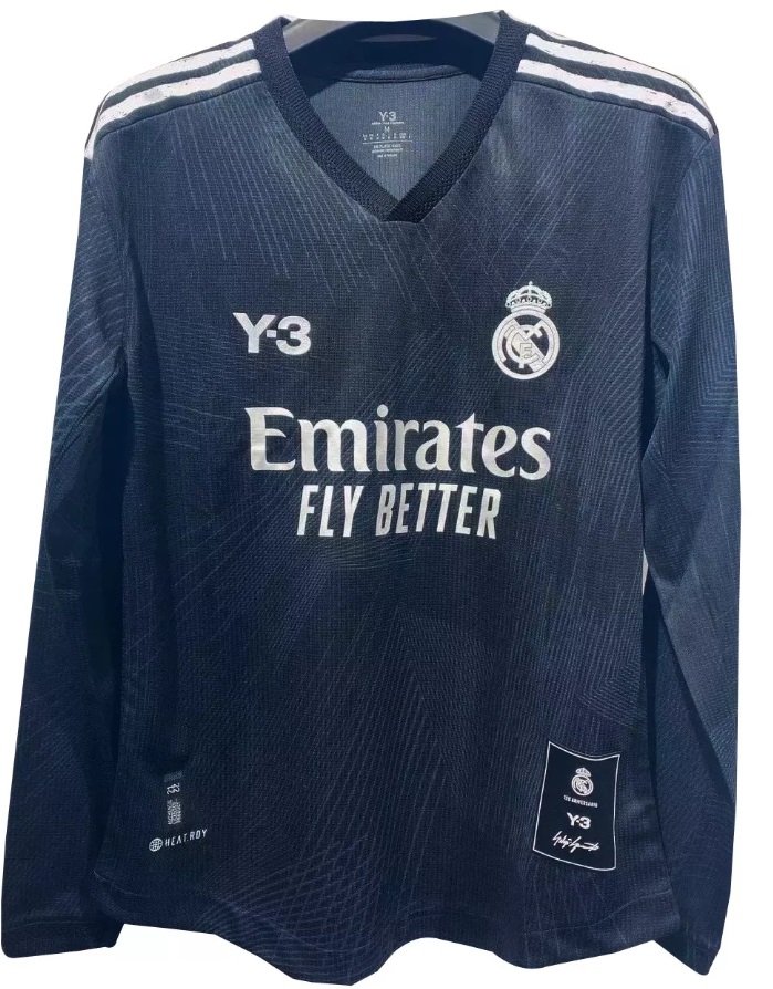 Camisa Real Madrid 2021 2022 Y-3 oficial Azul manga comprida